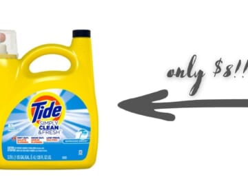 Tide Simply Clean & Fresh 128oz. Only $8