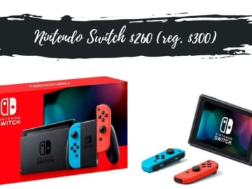 Nintendo Switch Console & Joy-Con $260 (reg. $300)