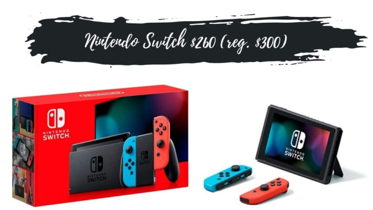 Nintendo Switch Console & Joy-Con $260 (reg. $300)