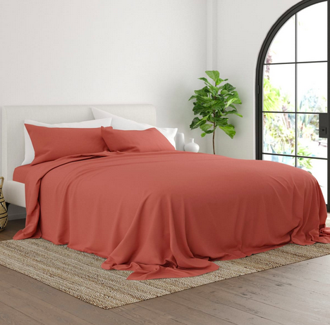 Luxury 1800 Series 4-Piece Sheet Set only $27.99 shipped!