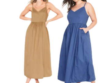 Hurry! Old Navy Cami Maxi Dress $25 (Reg. $45) | Multi Color