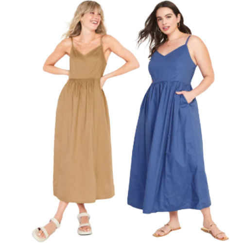 Hurry! Old Navy Cami Maxi Dress $25 (Reg. $45) | Multi Color