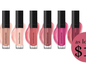 bareMinerals 7-Piece Lip Set for $16