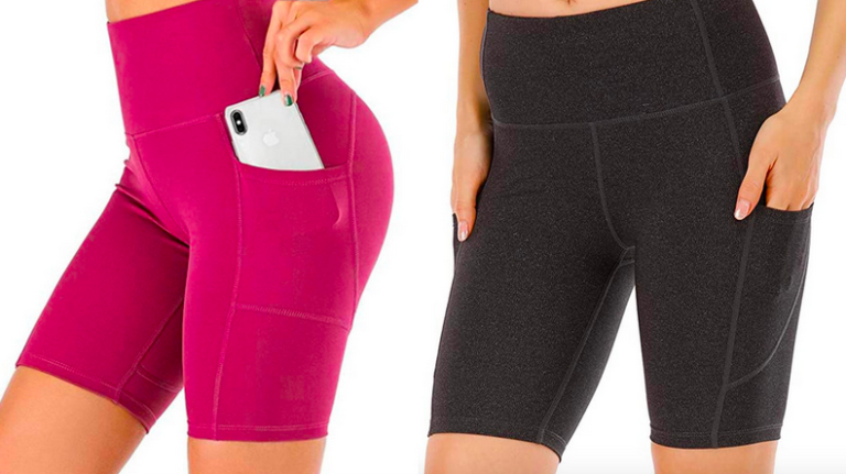 *HOT* Women’s High Waisted Compression Bike Shorts only $7.77 (Reg. $26!)