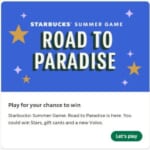 Starbucks Summer Game: Road to Paradise