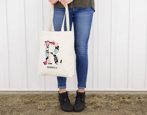 Monogrammed Tote Bags