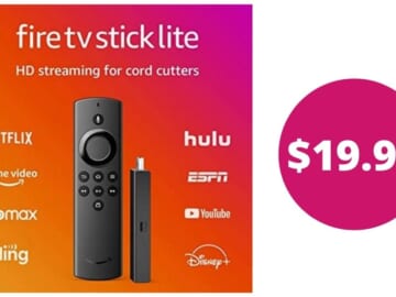 Amazon Fire TV Stick Lite for $19.99