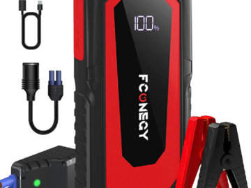 2000A Peak Portable Car Jump Starter $59.49 Shipped Free (Reg. $69.99) – FAB Ratings! | Up to 8L Gas, 7L Diesel