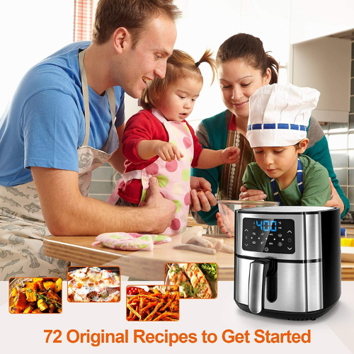 7-in-1 6 Quart Electric Hot Air Fryer $45.20 After Code (Reg. $169.99) + Free Shipping – FAB Ratings! | Use Less Oil for Healthy Rapid Frying!