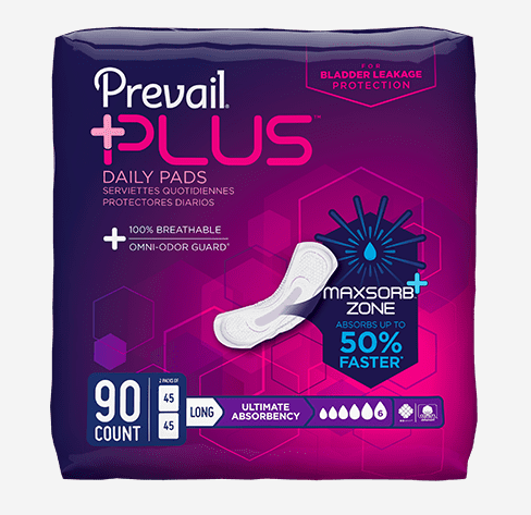 Free Prevail Plus Daily Pads Sample!