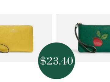 Coach Outlet | Wristlets for $23.40