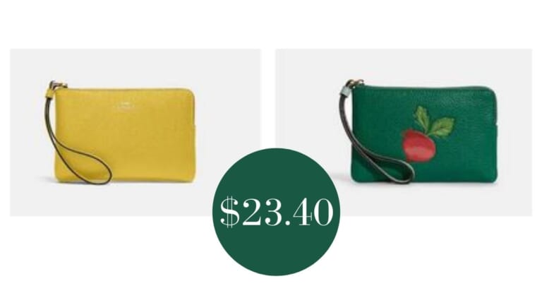 Coach Outlet | Wristlets for $23.40