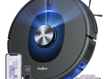 Shellbot SL60 Robotic 2-in-1 Vacuum & Mop Cleaner just $279.99 shipped! (Reg. $470)