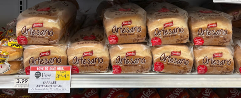 Sara Lee Artesano Bread As Low As $1.50 At Publix