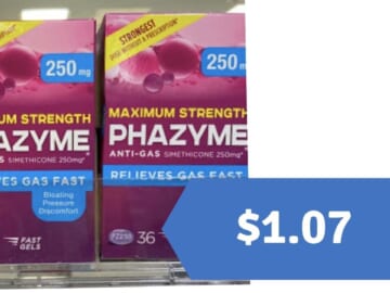 Phazyme for $1.07 | Target Clearance Stacking Deal