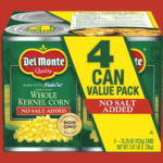 4 Cans Del Monte Fresh Cut Golden Sweet Whole Kernel Corn as low as $4.52 Shipped Free (Reg. $6.10) – LOWEST PRICE! | $1.13 per 15.25 Oz Can!