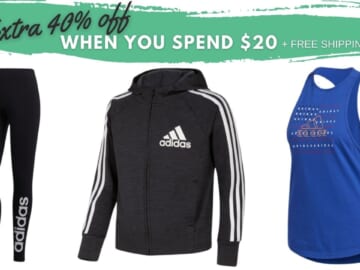 Adidas eBay Store | 40% off $20 Purchase + Free Shipping