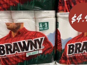 Brawny Paper Towel 6-Packs for just $4.49 | Kroger Mega Deal