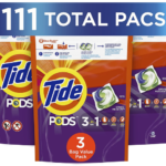 111-Count Tide PODS Spring Meadow Liquid Detergent Pacs as low as $29.62 Shipped Free (Reg. $35) | $0.27/pac