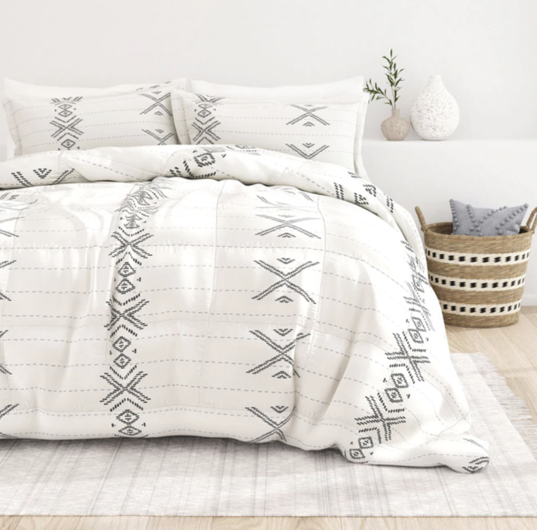 Linens & Hutch Patterned Reversible Down Alternative Comforter Sets as low as $35.10 shipped! (Reg. $130+)