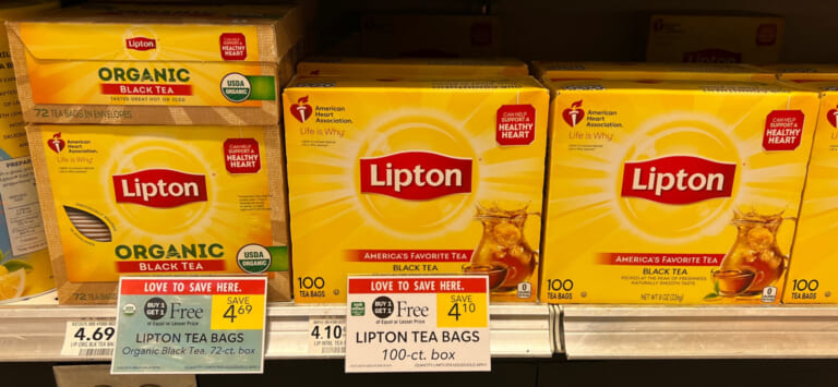 Grab Lipton Tea Bags For As Low As $1.30 At Publix