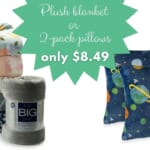 Kohl’s | $8.49 Plush Blanket or 2-Pack Pillows