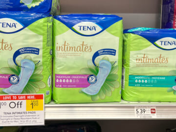 Tena Pads As Low As $1.39 At Publix