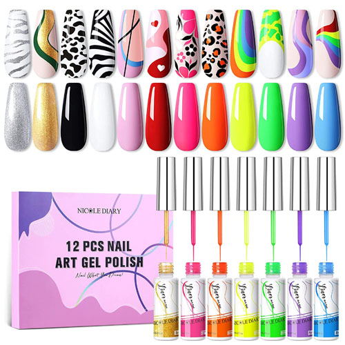 12 Colors Nail Art Polishes Set as low as $12.62 After Code (Reg. $21.99) + Free Shipping | $1.05 each!