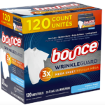 Bounce WrinkleGuard Mega Dryer Sheets