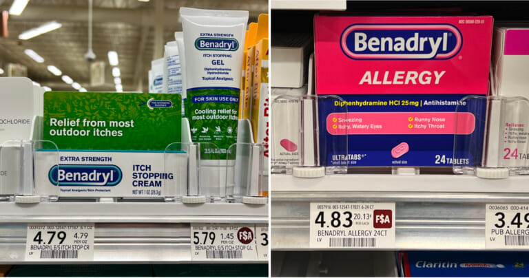 Benadryl Products As Low As $1.29 At Publix