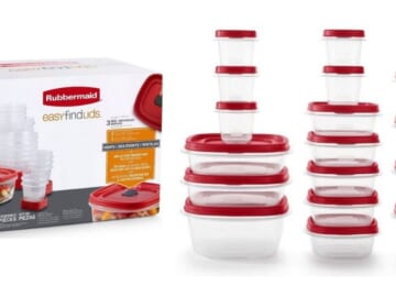 Rubbermaid 34-Piece Container Set for $15.38