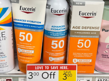 Get Eucerin Suncare For Just $8.99 At Publix (Regular Price $14.99)