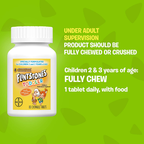 80-Count Flintstones Chewable Toddler Vitamins as low as $6.99 Shipped Free (Reg. $10) – 2K+ FAB Ratings! | $0.09 per Tablet! Vitamin C, Vitamin D, Folate & More!