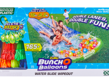 Bunch O Balloons Water Slide Wipeout only $14.98!