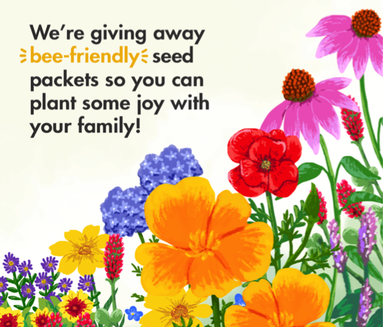 Free Bee-Friendly Flower Seeds