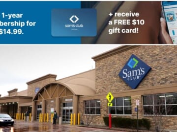 Sam’s Club Membership $4.99 + Instant Savings