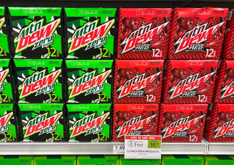 Mtn Dew Zero Sugar 12-pk Just $1.50 At Publix