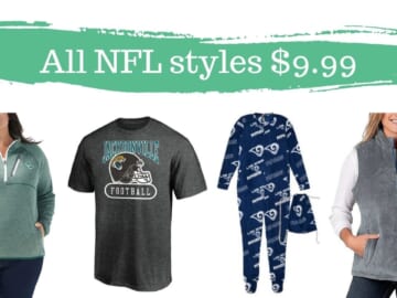 NFL Shirts and Outerwear all $9.99 (reg. $31+)