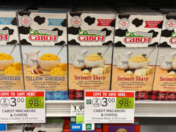 Cabot Macaroni & Cheese Just $1.25 At Publix