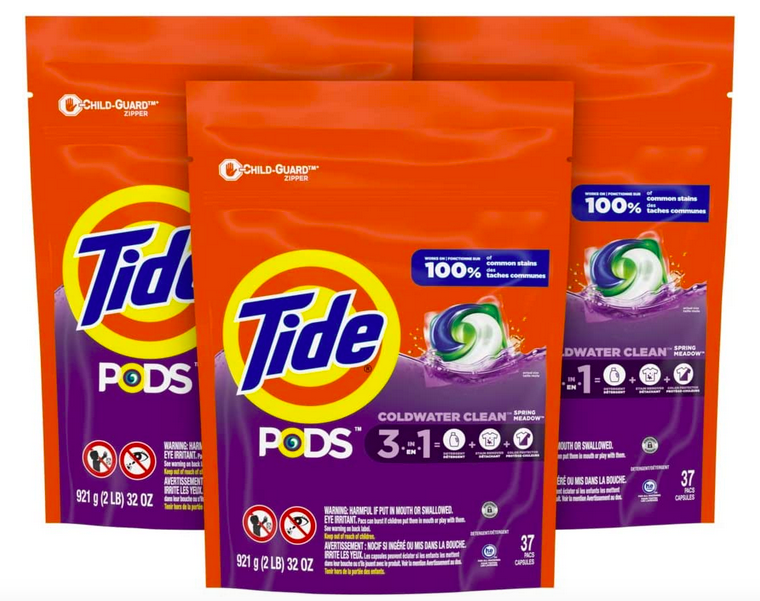 Tide PODS Laundry Detergent Soap Pods, 111 count only $17.10 shipped!