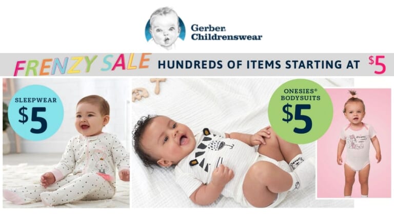 Gerber Childrenswear | $5 Frenzy Sale