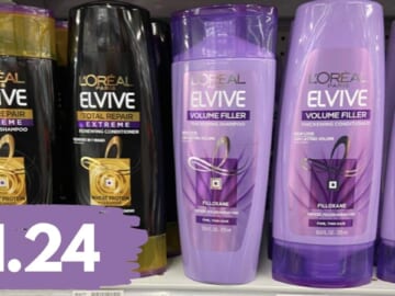 New L’Oreal Elvive Printable | $1.24 at Various Stores