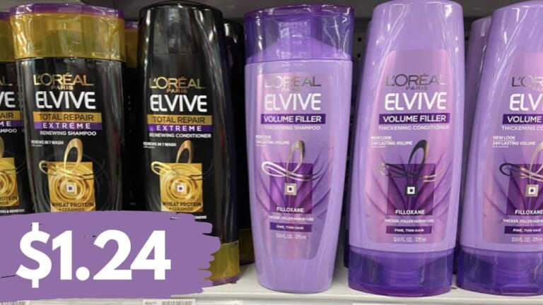 New L’Oreal Elvive Printable | $1.24 at Various Stores