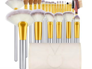 Makeup Brush 24-Piece Set only $8.39!