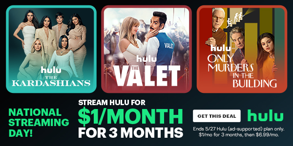 3 Months of Hulu for $1 a Month