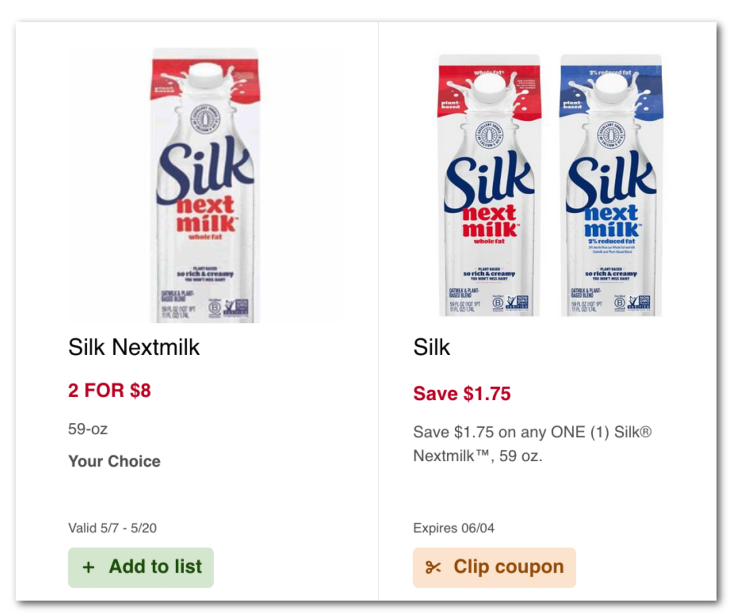 High Value Silk Nextmilk Digital Coupon - Score A Carton & Save At Publix on I Heart Publix