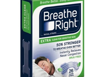 Free Sample of Breathe Right Nasal Strips