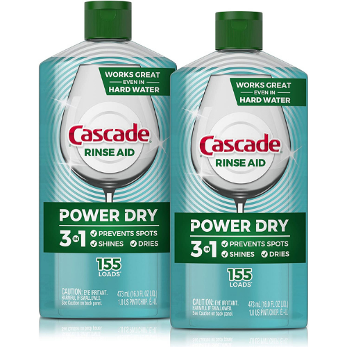 2-Pack Cascade Power Dry Dishwasher Rinse Aid as low as $9.08 Shipped Free (Reg. $13.04) – FAB Ratings! | $4.54 each!