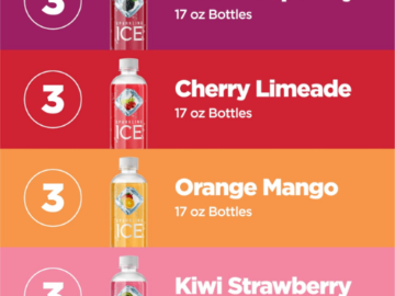 12-Count Sparkling Ice 4-Flavor Pack as low as $8.48 Shipped Free (Reg. $10) – $0.71 per Bottle!  0 Sugar, 0 Carbs, 5 Calories per Serving