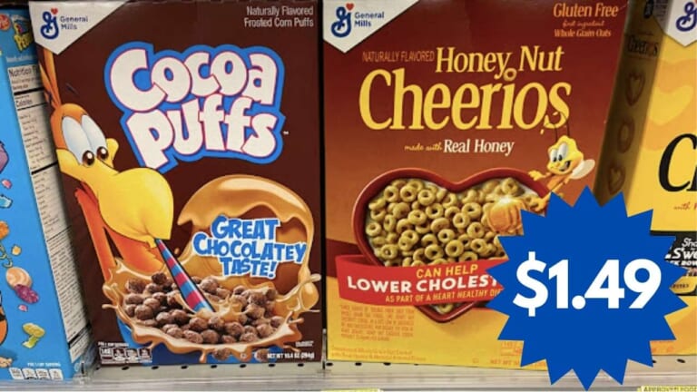 $1.49 General Mills Cereal | Kroger Mega Deal